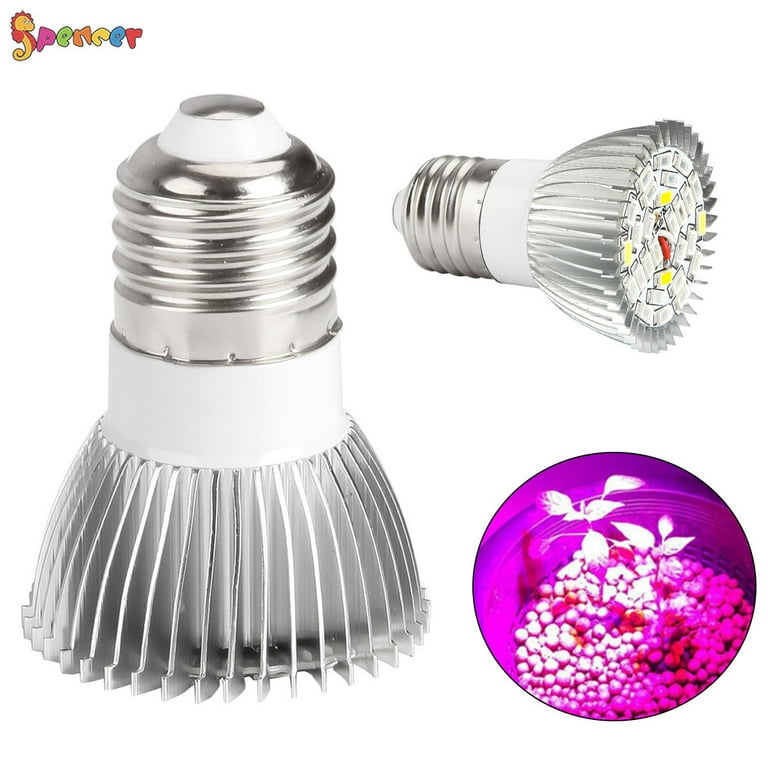 1PC/2PCS Full Spectrum E27 LED Plant Grow Light Bulb for Veg Bloom Indoor Plant